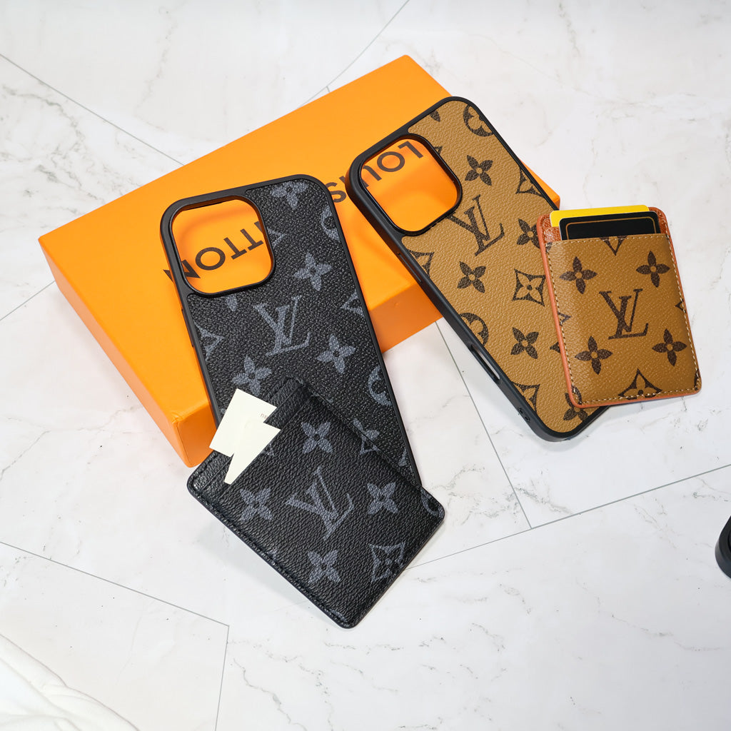 Louis V MagSafe Case For iPhone 12-16 Pro/Pro Max/Plus